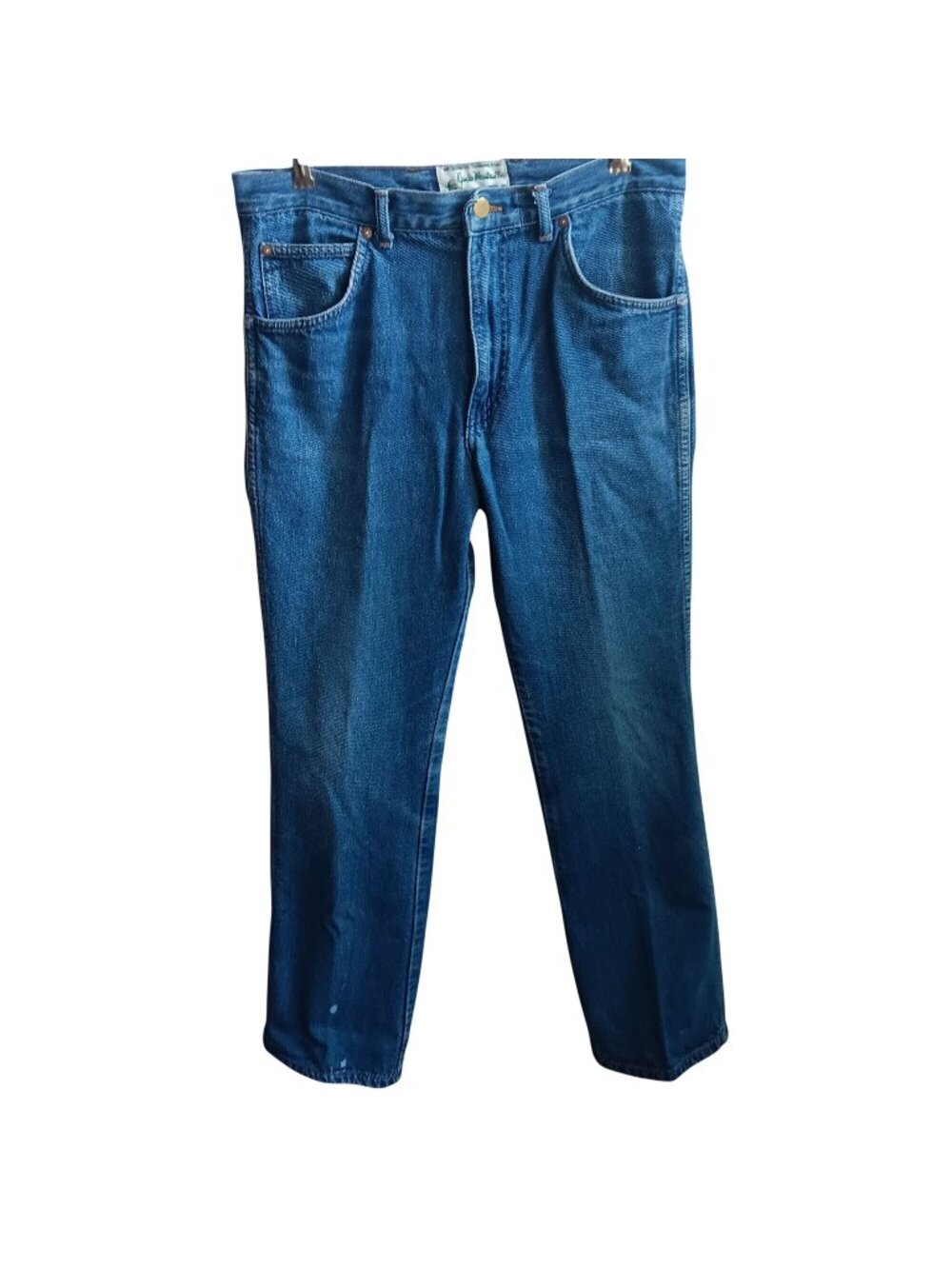 Vintage 33x30 Men's Lined Denim Jeans 1980's Winter Gander Mountain Distress